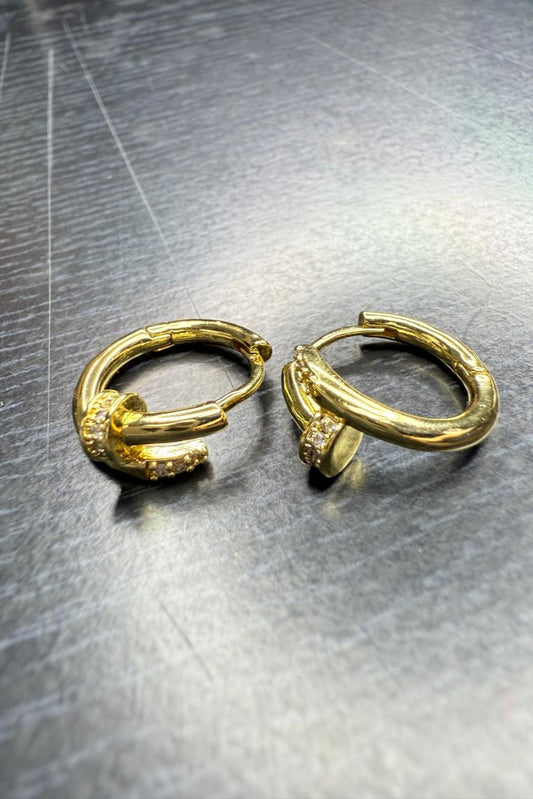 💫 Golden Glimmers – Minimal Gold Hoops | Everyday Anti-Tarnish Earrings